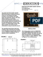 Push Button Agent Abort Switch Cut Sheet