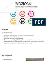 UNITATE DIDAKTIKOA: Emozioak (PowerPoint)