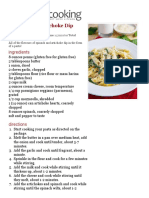 Spinach and Artichoke Dip Pasta On Closet Cooking