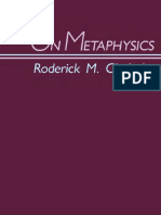 Chisholm - On Metaphysics PDF