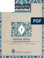 Cuaderno de COU y Selectividad Física 7 Corriente Alterna PDF