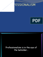 PROFESSIONALISM