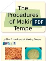 The Procedures of Making Tempe