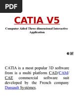 Catia V5: Computer Aided Three-Dimensional Interactive Application