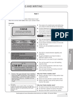 PET Reading and Writing Tests