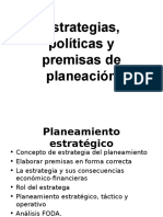 Estrategias, políticas y premisas de planeación.ppt