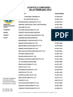 ＷＡ　HI -CAPACITY．45 Free Sample Business Leads in UK-1 | PDF | Scaffolding
