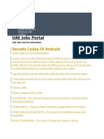 UAE Jobs Portal: Secrets Codes of Android