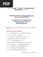 Download 101 Fun eBay Feedback Designs by roozheath SN31248196 doc pdf