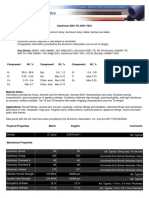 Aluminum 6061 Data Sheet