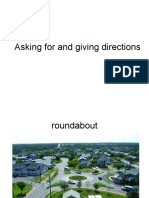 Asking For and Giving Directions Module 8
