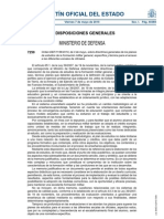 Orden DEF/1158/2010 Sobre Directrices Generales de Los Planes de Estudios de La Formación Militar