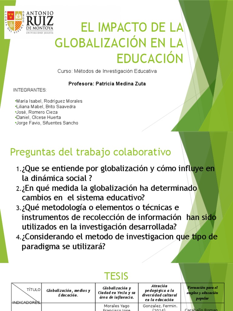Diap - Impacto de La Globalizacion en La Educacion | PDF ...