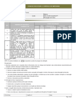 Exemplo de Ficha de Receção e Controlo de Materiais