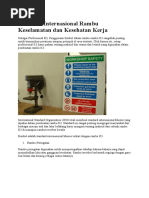 Contoh Rambu K3 dan Artinya | PDF