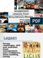 Management Lesson s of Bollywood Film 