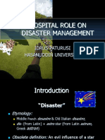 Hospital Role On Disaster Management PDF