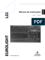 Manual EUROLIGHT LC2412 - Professional 24-Channel DMX Lighting Console