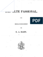 Das Alte Passional, Ed. K. A. Hahn, Frankfurt Am Main 1845