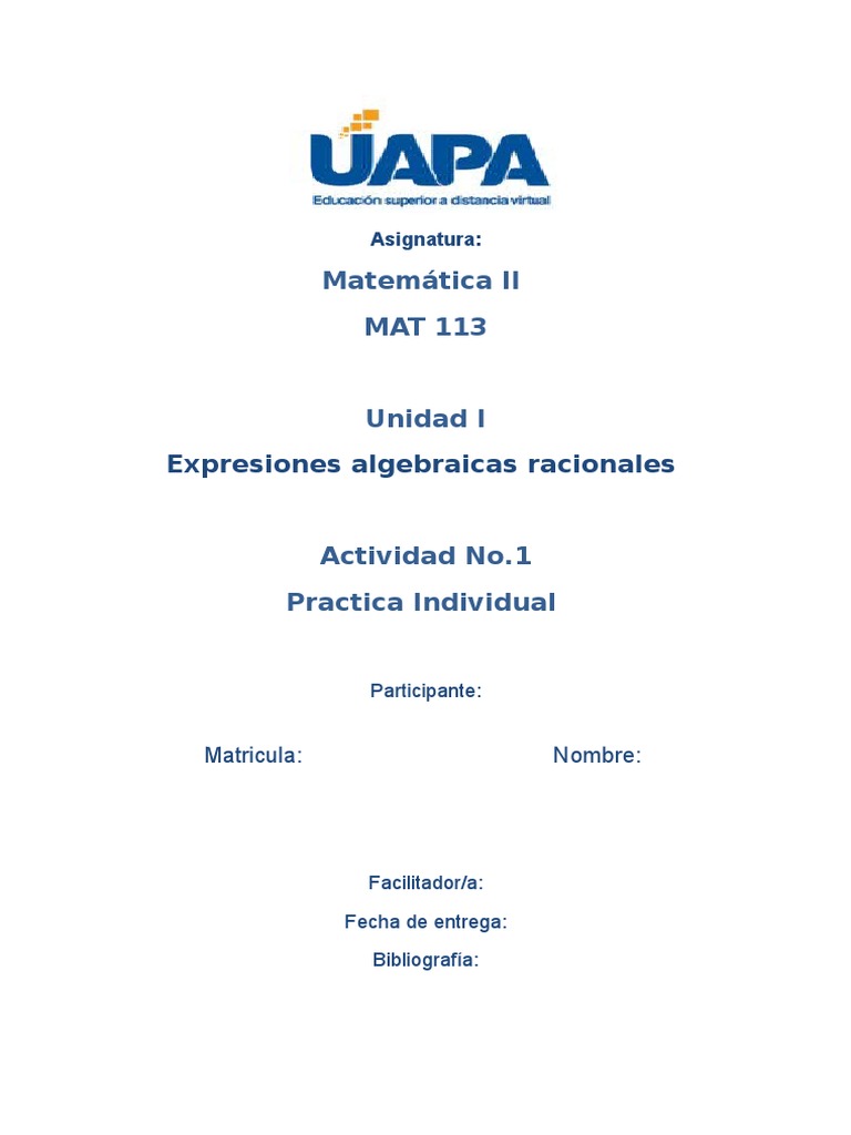 Actividad Práctica I | PDF