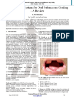 Classification System For Oral Submucous Grading - A Review: B. Priyadharshni