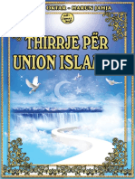 Thirrje Për Union Islamik. Albanian (Shqip)