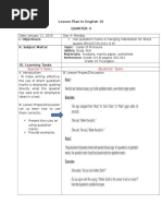 Download Lesson Plan q 4- Week 2 by Josenia Constantino SN312523236 doc pdf