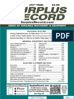 JUNE 2016 Surplus Record Machinery & Equipment Directory