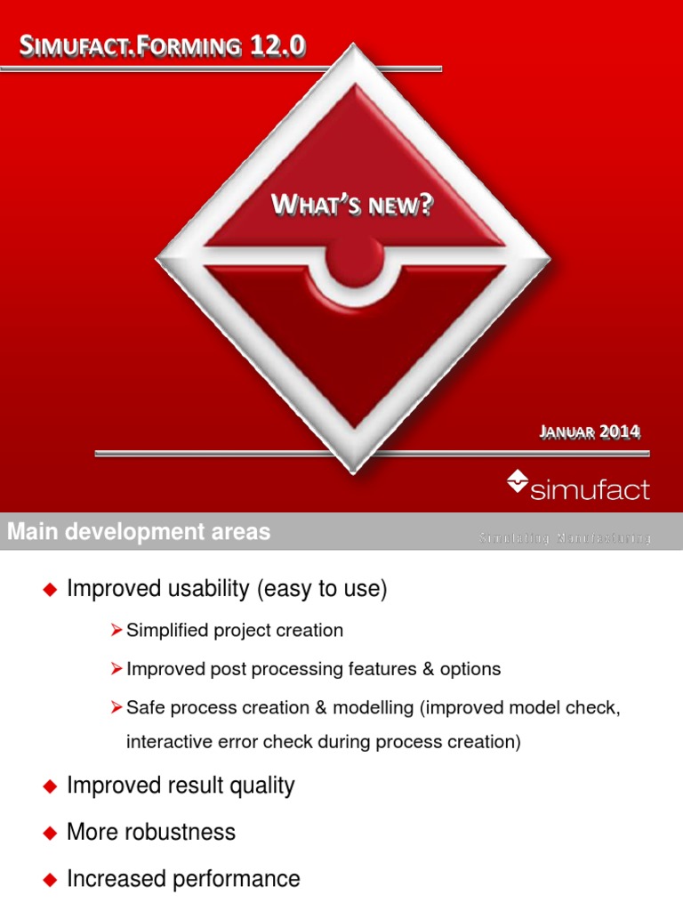 Whats New Simufact - Forming 12.0 en | PDF | Computers