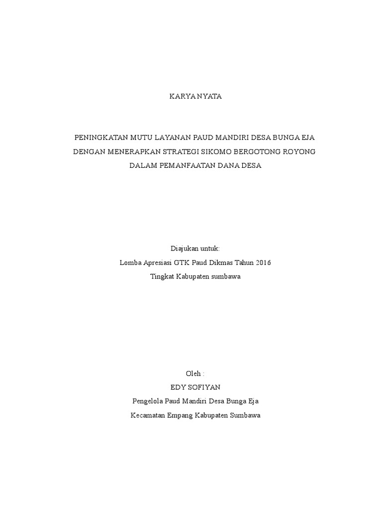 Karya nyata pengelola PAUD.docx