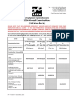 LEEA - 2016 Examination Entrance Form Version