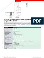 EL3058 - 8-Channel Analog Input Terminal 4 20 Ma, Single-Ended, 12 Bit