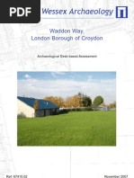 Download Waddon Way Croydon by Wessex Archaeology SN31253199 doc pdf