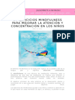 10 Ejercicios Mindfulness para Mejorar La Atención y Concentración en Los Niños