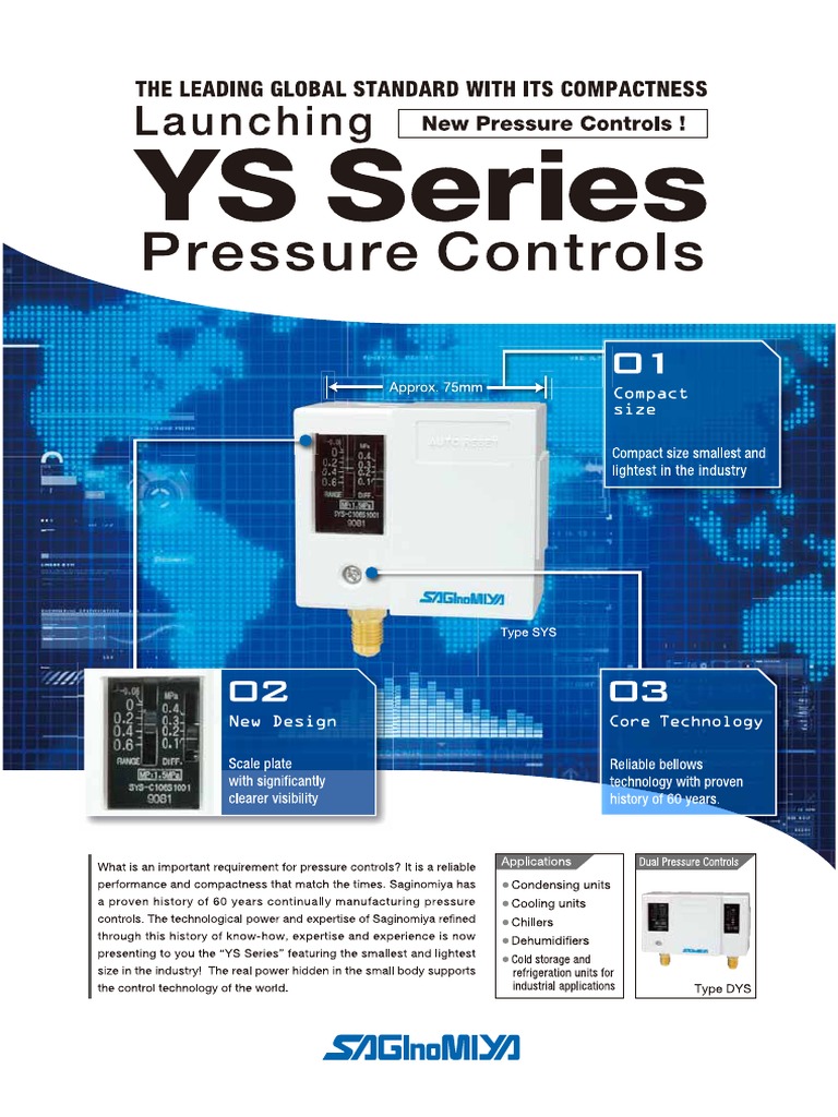 Saginomiya Pressure Switch PDF