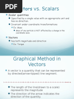 Vectors vs. Scalars: Scalar Quantities