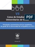 VII Censo de Estudiantes de Grado 2012 PDF