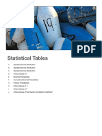 Statistic Tables