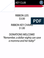Ribbon Leis Flyer Pricing