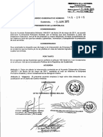 Ag-145-2015 Acuerdo Gubernativo Guatemala