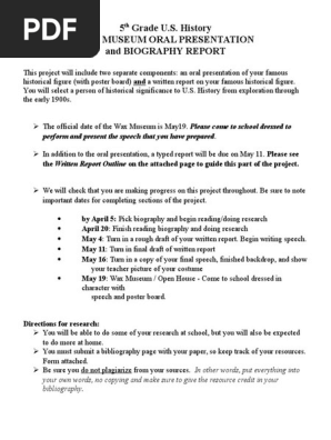 wax museum biography report final
