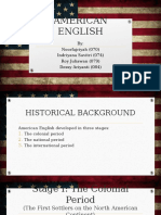 Development of American English