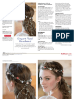 Elegant Floral Headband: Crochet
