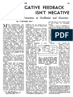 When Negative Feedback Isn't Negative (The Cause and Prevention of Oscillation & Distortion) - Cathode Ray (Wireless World, May 1949)