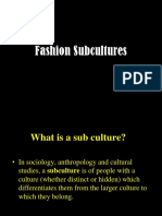 Fashion Sub Cultures