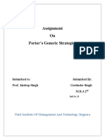 Assignment On Porters Generic Strategies