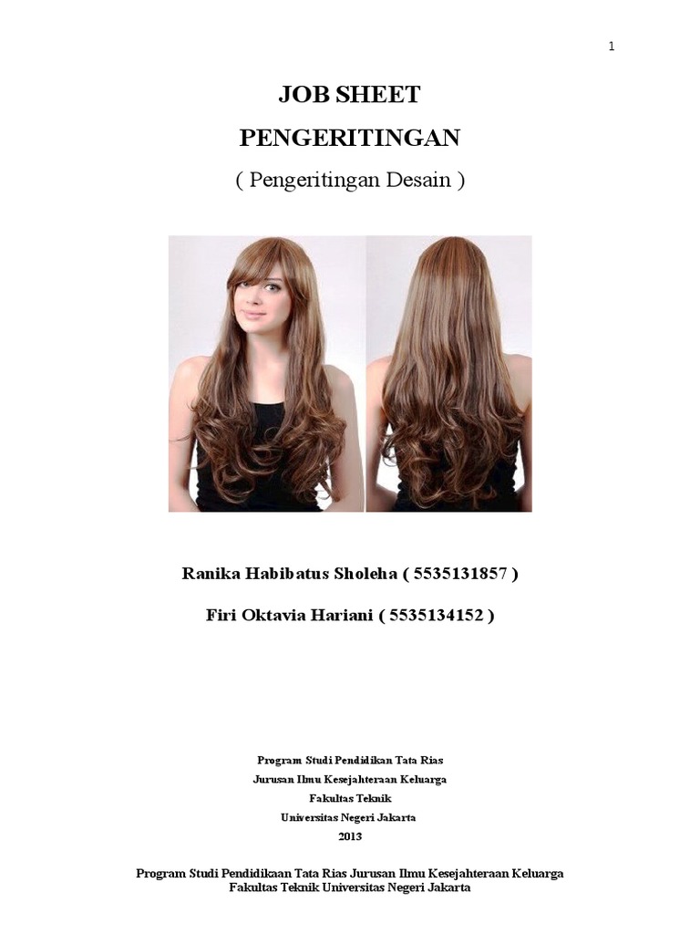 Job Sheet Pengeritingan Desain