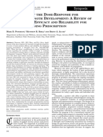applications of the dose-response for muscular strength development- a review of meta-analytic efficacy and reliability for designing training prescription 