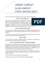 Reglement Complet Du Jeu Mef 2010