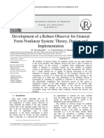 Development of a Robust Observer for General Form Nonlinear System